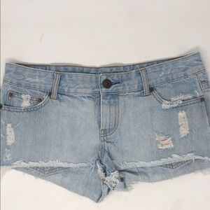American Eagle Outfitters Light Blue Jean Shorts